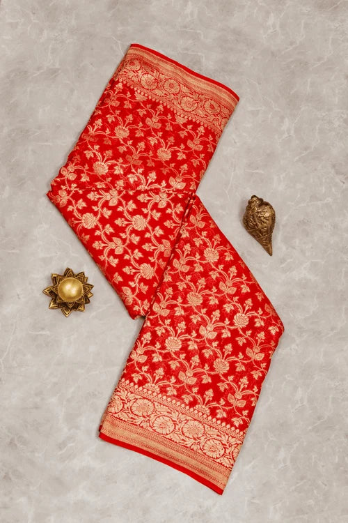 Georgette Banarasi Saree