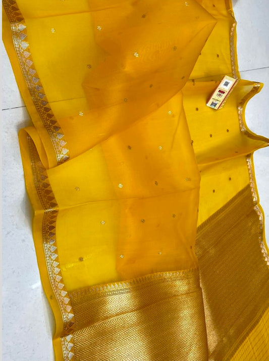 Kora Handloom Saree – Silkmark Certified