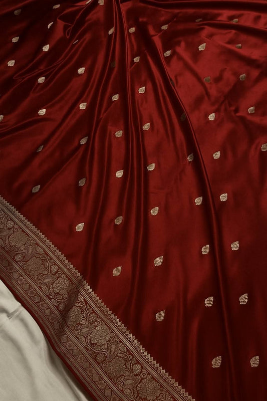 Classic Sky Blue Mashru Silk Saree with Art Silk Finish