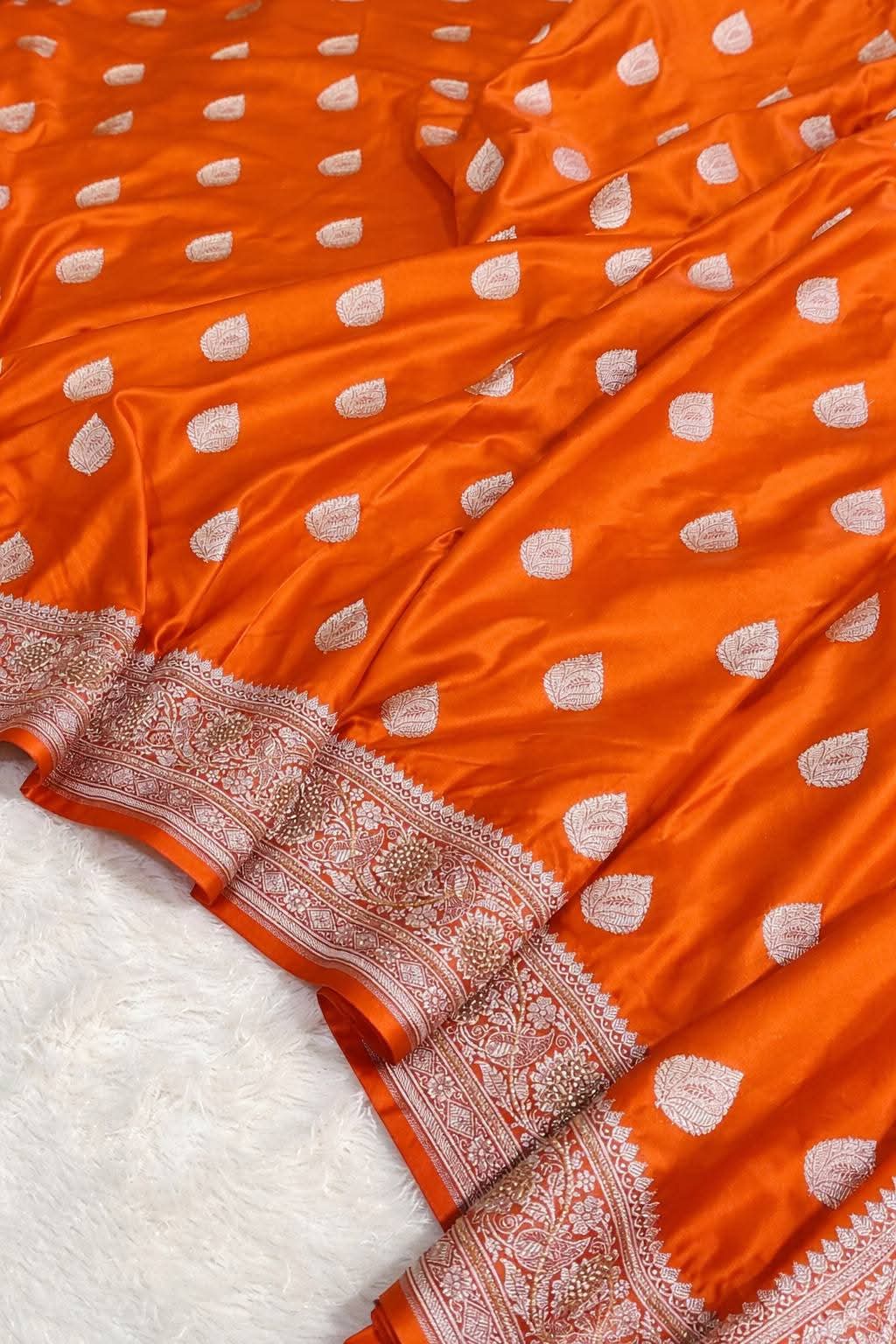 Premium Onion Pink Mashru Silk Saree with Rich Pallu