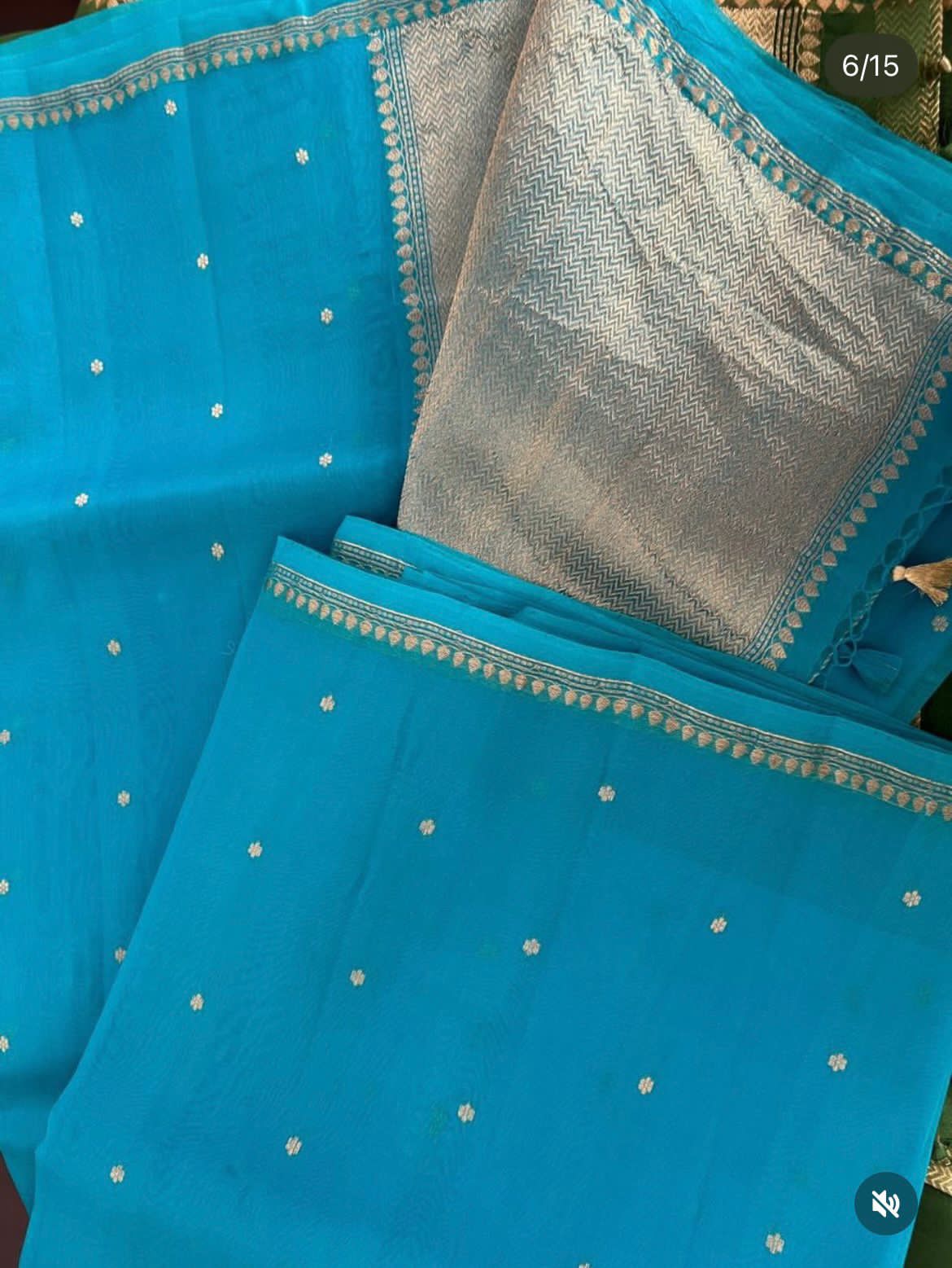 Regal Silkmark Certified Pure Banarasi Katan Satin Mashru Silk Kadhua Saree